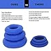 XL Soft Silicone Cock Ring Set 3 Pack by Lynk Pleasure (Blue) Stretchy Premium Erection Enhancer Penis Rings for Men’s Sexual Wellness | Stay Harder & Last Longerthumb 3