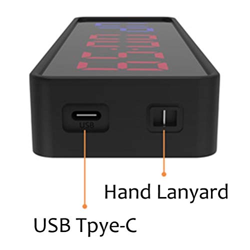 Passer LED Interval Timer, Gym Timer Wandklok, Draagbare Gym Workout Timer Grote LED Digitale Fitness Klok met… - Image 7