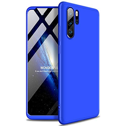 Ypanda Case for Huawei nova 3i / P20 / P20 Pro / P30 Lite / P30 Pro/Mate 10 pro / Y9 (2018) Case 3 in 1 Design - 360 Degree Full Body Protection - Ultra Slim Hard Case (P30 Pro,Blue)