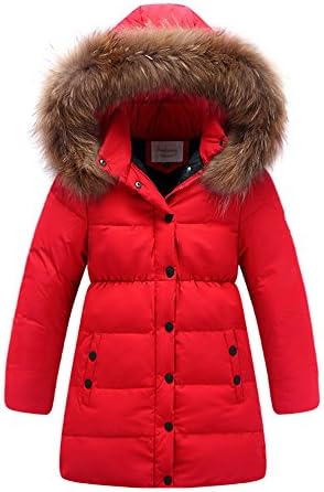 LJYH Big Girls' Winter Down Hooded Coats Kids Parka Thick Winter Jacket Outwear