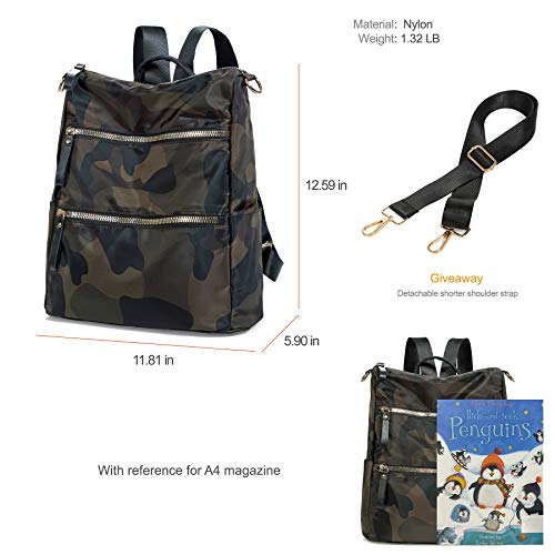 camo backpack purse