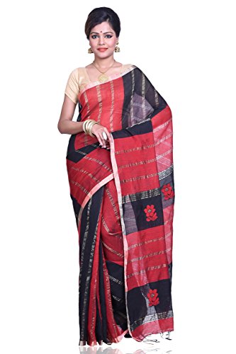 Bengal Handloom Saree Women's Cotton With Blouse Piece