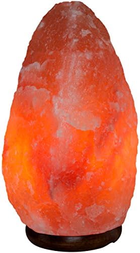 AMSkart 9-10 Inch 11-15 Lbs Himalayan Rock Salt Lamp with Dimmer Cord