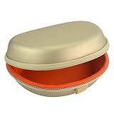 Geekria UltraShell Beats Solo 2, Solo 3 Headphones Hard Shell Carrying Case / Headset Protective Travel Bag with Space for Cable, Parts and Accessories (Gold)