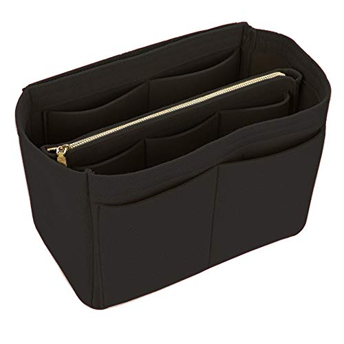 Luxury Purse Organizer Felt Bag with zipper For Speedy, Tote, Handbag