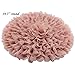 Handcraft Soft Chiffon Round Flower Blanket Newborn Photography Props
