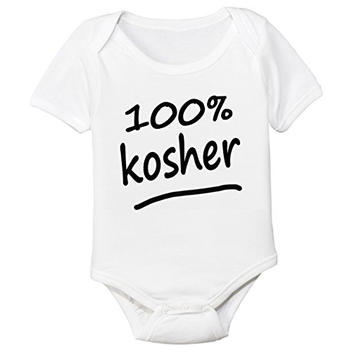 The Spunky Stork 100% Kosher Organic Cotton Baby Bodysuit (0-3M)