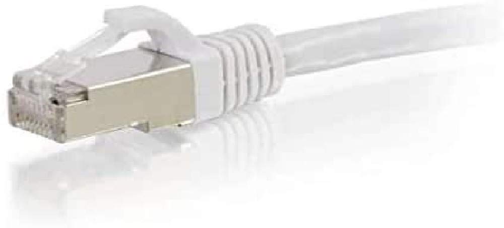 C2G 89939 Cat6a Booted Shielded (STP) Network Patch Cable - Patch cable - RJ-45 (M) to RJ-45 (M) - 5 m - STP - CAT 6a - molded, snagless, stranded - white