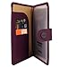 ZOPPEN Passport Holder Women, Passport Cover Travel Wallet Rfid Blocking Passport Wallet Cover Case Travel Essentials Document Organizer, Grape Purple