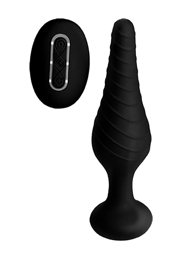 Under Control Silicone Vibrating Anal Plug with Remote Control