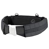 Condor Outdoor Slim Battle Belt (Black, Small)