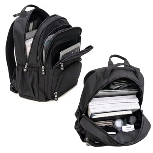 Mochila Feminina Masculina Tactel Notebook Escolar Resistente Grande Costas Juvenil Escola Preta