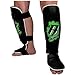 Revgear Youth Combat Series Shin and Instep Guard, Black, Medium
