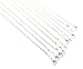 18 Inch 20 Inch 22 Inch 24 Inch 10 PCS 925 Silver Plated 1.2mm Snake Chain Necklace