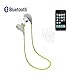 XY QY7 Bluetooth headphones earphones- Foneso V4.1 Wireless Sport In-Ear Sweat-proof Headset for iPhone 7 6 Samsung Galaxy and other Smartphones(Green)