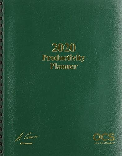 2020 Productivity Planner
