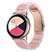 V-MORO Pink Strap for Galaxy Watch 42mm Band/Active 40mm Bands Rose Gold Women 20mm Light Resin Bracelet with Metal Stainless Steel Buckle for Samsung Galaxy Watch 42mm R810/Galaxy Watch Active 40mm
