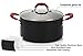 Finnhomy Super Value Hard-Anodized Aluminum Cookware Set, Double Nonstick Coating Kitchen Pots and Pan Set, Professional for Home Restaurant, 13-Piece with Red Handle