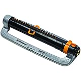 Melnor XT Metal Oscillating Lawn Sprinkler with Width, Range and Flow Control, Waters up to 4,000 sq.ft.