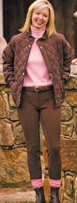 TuffRider Women's Ribb Lowrise Full Seat Breeches (Regular), Light Tan, 32