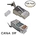 Electriduct CAT6A STP RJ45 Shielded Modular Plug - 100 Pieces