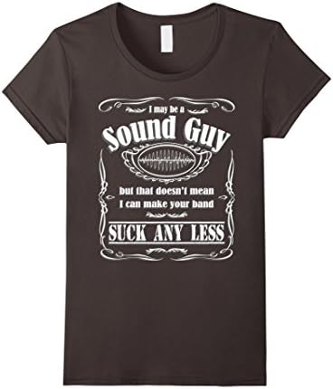 Women's Sound Guy Live Show Engineer T-Shirt - Funny, True XL Asphalt