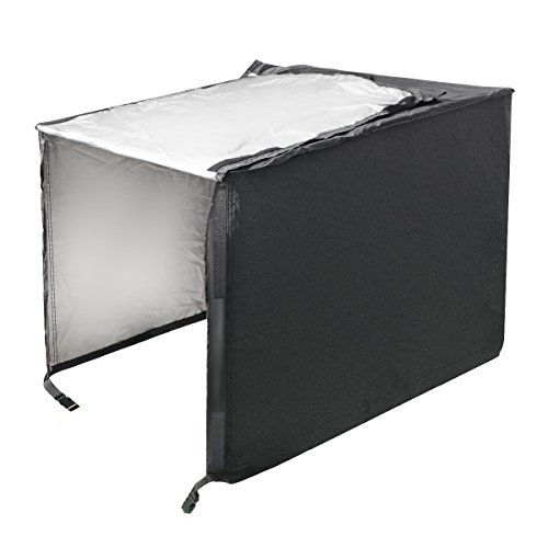 PENCK Outdoor Weatherproof Waterproof UV Resistant Universal Generator Cover, 210D Oxford Fabric Black(for generators up to 32 Inch(L) x24 Inch(W) x24 Inch(H)