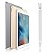 Silicone Case for Apple Pencil Holder Sleeve Skin Pocket Cover Accessories for iPad Pro 9.7/10.5/12.9, Cute Soft Grip Pouch with Charging Cap Holder and 2 Protective Nib Covers (White)