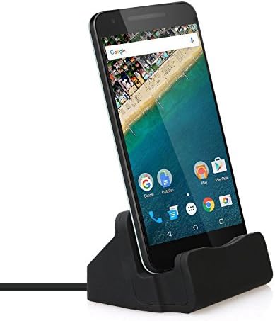 Mobile phone charging dock USB charger dock USB Type C Charging Station Sync Dock for Nexus 5X Google Nexus 6P and Other Type-C Mobile Phone (Black Type-C USB charger dock)