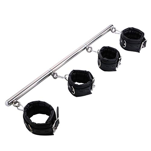 goodluccoy-ndle-Mani-Piedi-Barra-di-Connione-in-Met-Polsi-Caviglie-Bondage-Polsini-Giocattolo-Erotico-SM