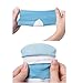 Jaciya 4 Pairs Moisturizing Silicone Gel Heel Socks for Dry Hard Cracked Skin Open Toe Comfy Recovery Socks Day Night Care 5''x2.83''