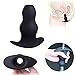 FeiGu 3PCS Medical Silicone Hollow Anal Butt Plug Set-Anal Sex Toys, Masturbation for Adults (S/M/L)