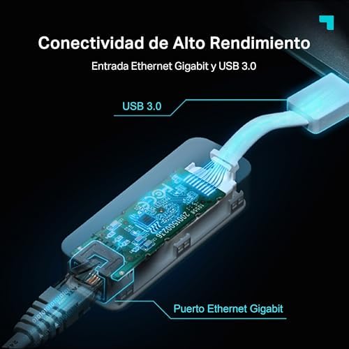 UE300 - Adaptador USB a Ethernet, 1000 Mbps, Gigabit, USB 3.0, Nano