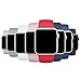 SIRUIBO Band Compatible for Apple Watch 38mm, Soft Silicone Sport Strap Replacement Bracelet Wristband Compatible for Apple Watch Series 2, Series 1, Sport, Edition, S/M Size (8Pack)