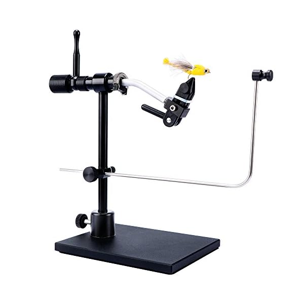 Goture-Rotary-Fly-Tying-Vise-with-Heavy-Pedestal-Base-for-Fly-Fishing-Bait-DIY-with-Case-for-Travel
