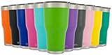 Simple Modern Tumbler Vacuum Insulated 30oz Cruiser with Lid - Double Walled Stainless Steel Travel Mug - Sweat Free Coffee Cup - Compare to Yeti and Contigo - Powder Coated Flask - Candy Apple Green
