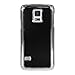 kwmobile Premium hard case for Samsung Galaxy S5 Mini with reinforced back of brushed aluminium in black