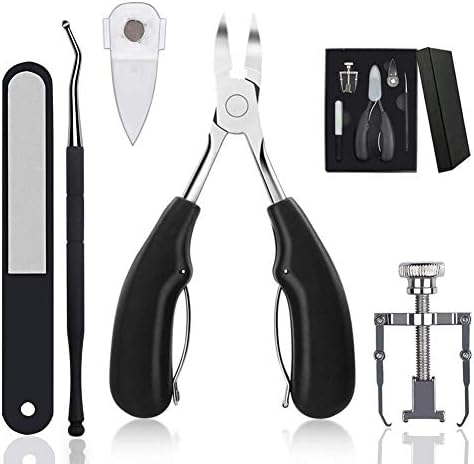 Grandnessry 5PCS Toe Nail Clippers Set, Thick Nails Clippers For Thick Ingrown And Onychomycosis, Fingernail Care Tools