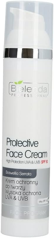 Bielenda SPF 50 Face Cream 100ml Set with STAPIZ Hair Care Sample