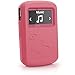 iGadgitz U3903 Silicone Gel Skin Cover Case Compatible with Sandisk Sansa Clip Jam MP3 SDMX26-008G (2015) - Pink