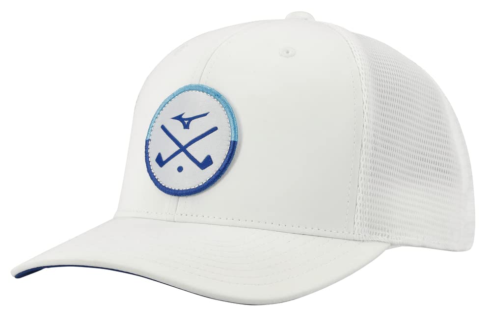 Mizuno Standard Crossed Clubs Meshback Hat White