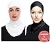 Ninja Cotton Jersey Inner Neck Under Scarf for Hijabs Black