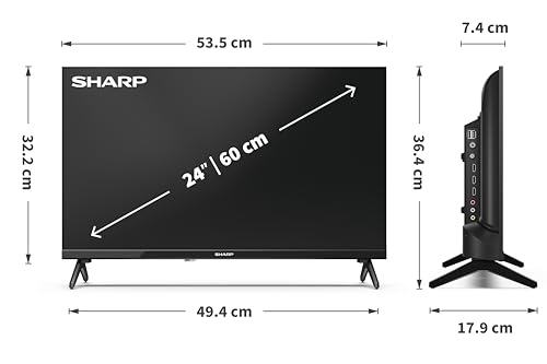40HA1305E - NON-SMART 40" FHD, FRAMELESS, 60Hz, Sonido 2x8W, HDMIx3, USBx2, Colore nero