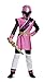 Power Rangers Ninja Steel Deluxe Costume, Pink, Small (4-6X)
