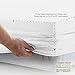 California Design Den White Fitted Sheet Full Size, 100% Cotton 400 Thread Count Sateen, Deep Pocket, Durable, Better Than Egyptian Quality Fitted Sheet Only (Full, White)