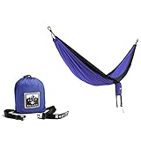 Rosie & Bailey #1 BEST Hammock (Double, Blue, Gray)