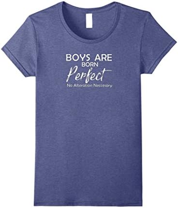 Womens Anti circumcision shirt XL Heather Blue