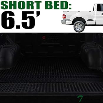 78 Bed Topline Autopart Black Rubber Diamond Plate Truck Bed Floor Mat Liner For 97 03