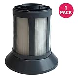 Crucial Vacuum Replacement Vacuum Filter - Compatible with Bissell Part # 2031532 - Bissell Dirt Bin Filter Fits Zing Bagless Canister Vacuum Models - Washable, Reusable, Compact Vac Filters (1 Pack)