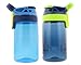 Contigo Kids Autoseal Gizmo Water Bottles, 14oz (Nautical Blue/Navy Blue) - 2 pk